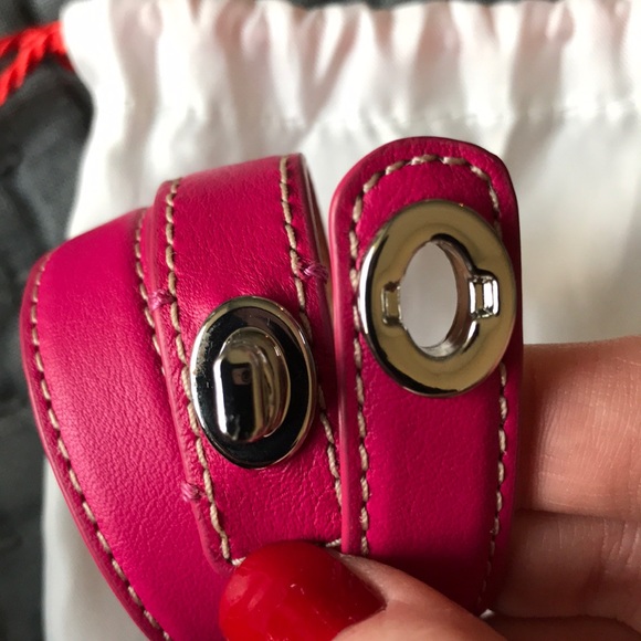 Coach leather wrap bracelet. NWOT - Picture 5 of 6
